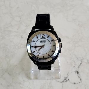 Coach Black and Silver Men's Watch.